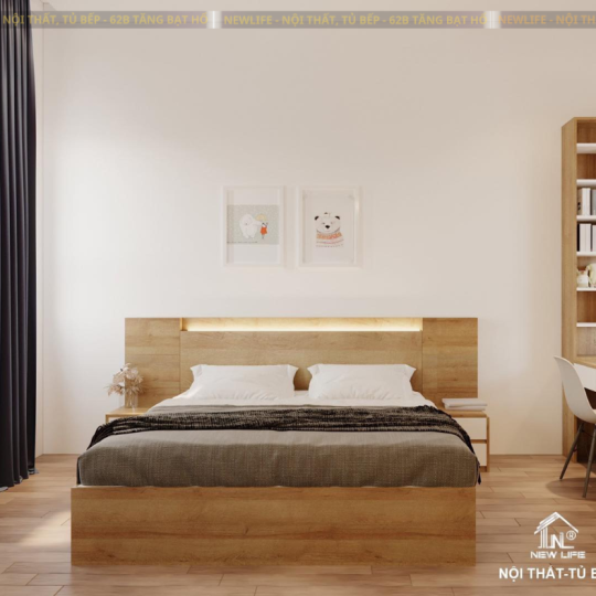 MẪU NỘI THẤT PHÒNG NGỦ PHONG CÁCH TỐI GIẢN